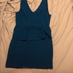 Body con peplum dress